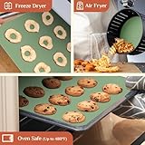 Silicone Baking Mat, 12 IN x 6 FT Free Cutting Silicone Baking Sheet,Non-Stick Reusable Dough & Pastry Mat,Non-Slip Silicone Mat Roll for Air Fryer Liner,Freeze Dryer,Oven Baking Pan,Kitchen Counter