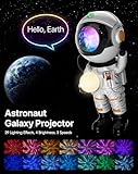 Rossetta Astronaut Galaxy Projector, Star Projector for Bedroom, LED Night Light for Kids Room with Timer and Remote, Room Decor Aesthetic, Home Decor, Gifts for Adults, Teens, Christmas, Birthday