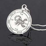 Blue White Shop King Solomon Recuperation Pendant Kabbalah Amulet Silver 925