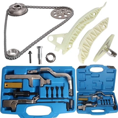 Timing Chain Camshaft Alignment Locking Timing Tool Kit Fit for Mini Cooper 2007-2012 with Engine N12 N14 1.6L 1598CC L4 DOHC Turbocharged Replace N14B16 11317516088 119540