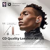 SoundPEATS Air4 Pro Noise Cancelling Wireless Earbuds, Bluetooth 5.3 Headphones with 6 Mics CVC 8.0 ENC, Qualcomm® AptX™ Adaptive Earphones, Multipoint Connection, in Ear Detection, App Customize EQ