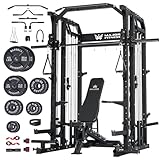Major Fitness Drone2 Machine – All-in-One Home Gym Squat Rack with Weight Bar, Dual LAT Pull-Down Systems & Cable Crossover Machine for Full-Body Workouts