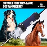 Professional Dog Grooming Clippers for Thick Coats - Dog Shears Heavy Duty Hair Kit - Large Dog Shaver Set - Pet Trimmer for XL Large Dogs, Horses, Livestock