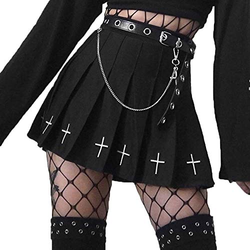 Femboy Tennis Skirt for Girls - Cute Emo Clothes Plus Size Pirate Emoji Lolita Techwear Clothing