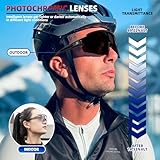 ROCKBROS Photochromic Sports Sunglasses for Men Women Cycling UV Protection