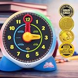 BEST LEARNING Learning Clock - Educational Talking Learn to Tell Time Teaching Toy with Quiz and Music Sleep Mode - Toddlers & Kids Ages 3, 4, 5, 6 Years Old Boy and Girl Birthday Present