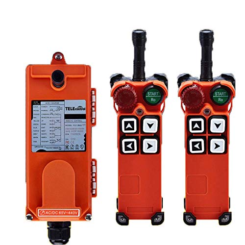 Industrial Hoist Crane Wireless Remote Control F21-4S AC/DC65V-440V(2 Transmitter + 1 Receiver)