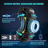 Fit Geno Hinged Knee Brace for Meniscus Tear: Adjustable Knee Support for Knee Pain w/Side Stabilizers & Hinges for Injury or Surgery Recovery - Men and Women FSA or HSA Eligible