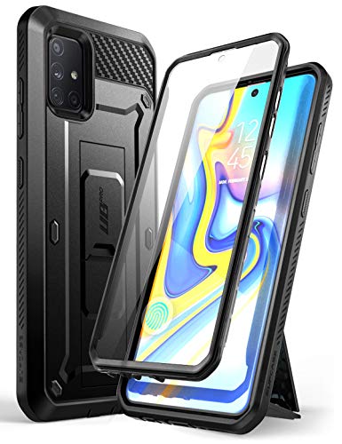 SUPCASE Unicorn Beetle Pro Series Designed for Samsung Galaxy A51 5G Case [Not Fit Galaxy A51 4G Version], Full-Body Rugged Holster & Kickstand Case with Built-in Screen Protector (Black)