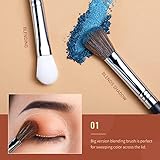 Jessup Eyeshadow Brush Set Professional Eye Blending Brushes for Lid Small Fluffy Soft Eye Brushes 10pcs, T331