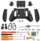 eXtremeRate VICTOR X Remap Kit for Xbox Series X/S Controller, 6 Profiles & Black Redesigned Back Shell & Side Rails & 4 Back Buttons for Xbox Core Wireless Controller - Controller NOT Included