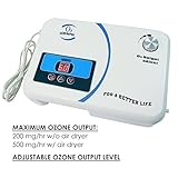 Ozone Generator 500mG/hr Industrial O3 Air Purifier Deodorize, High Capacity Ozone Machine Odor Removal with Air Dryer/Timer/Adjustable Output, Air Quality Purifier