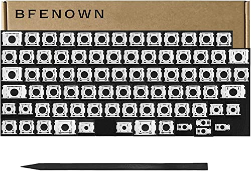 Bfenown Replacement Keycaps Keys Scissor Clips Hinge for MacBook Air13'' 15'' M4 Retina A3240 A3241,MacBook Pro 14'' 16'' M3 M4 Pro/Max A3185 A3186 A3401 A3112 A3403 2024-2025 Year