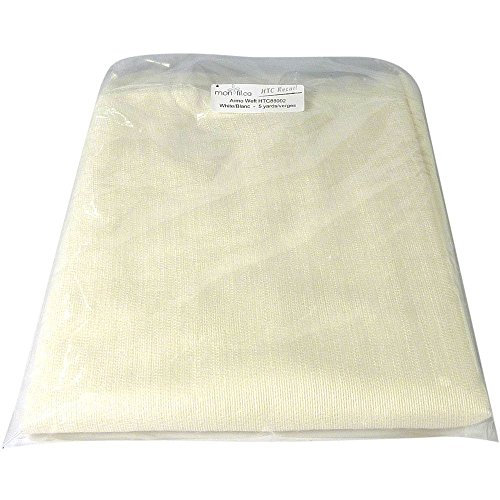 Superpunch Armo Weft HTC88002 Interlining/Interfacing - 20 Inches Wide, Medium Weight Woven Iron On Fleece Fusible Interface for Sewing, Polyester, Rayon, Sold in 5 Yard Package, Made In USA (White)