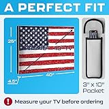 Outdoor TV Cover 43 Inch Weatherproof and Waterproof |TV Cover for Outside 43 | Outdoor TV Enclosure | Smart Shield TV Screen Protector for Outside TV | Cover for Moving | TV Display Protectors