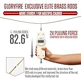 GLORYFIRE Gun Cleaning Kit Rifle Handgun Shotgun Pistol Cleaning Kit for All Guns with High-end Brass Brushes, Mops, Jags, Reinforced, Lengthened Rods and Gun Cleaning Snake&Ropes