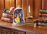 Enesco Disney Traditions by Jim Shore Beauty and The Beast Rose Dome Scene Figurine, 10.3 Inch, Multicolor