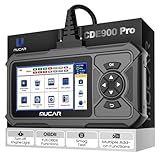MUCAR CDE900 PRO OBD2 Scanner Diagnostic Scan Tool, Full OBDII Car Code Reader with Multiple Add-on Software Packages, 5 Inches Touchscreen, FCA Autoauth, Wireless Update
