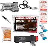 Bleeding Control Kit | C-A-T Tourniquet, PerSys Israeli Emergency Bandage, Compressed Gauze | First Aid Kit for Schools, Vehicles, Offices and Homes