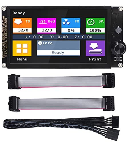 BIGTREETECH TFT70 V3.0 Graphic Smart Display Controllers for Creality Ender 3，Compatible with UART Serial Screen and 12864 LCD Mode