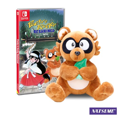 Pocky & Rocky Reshrined - Plushie Bundle - LIMITED (Nintendo Switch)