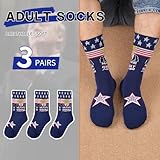 SURGETIDE Trump Pattern American Flag Socks - Stylish & Fun Socks for All - Unique Trump Merchandise for Everyday Wear