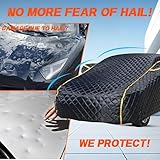 Anti-Hail All Car Cover for Citroen C5 Cross Tourer 2014-2023, Outdoor Add Cotton, Resistant to Sun, Water, Snow Rain and Dust Customized Full Car Cover Q1226