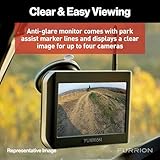 Furrion Vision S Wireless RV Backup Camera System with 4.3-Inch Monitor, 1 Rear Sharkfin, Infrared Night Vision, Wide-Angle View, Hi-Res, IP65 Waterproof, Motion Detection, Microphone - FOS43TASF