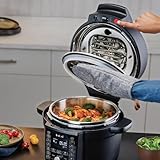 Instant Pot Duo Crisp Ultimate Lid, 13-in-1 Air Fryer and Pressure Cooker Combo, Sauté, Slow Cook, Bake, Steam, Warm, Roast, Dehydrate, Sous Vide, & Proof, App With Over 800 Recipes, 6.5 Quart, Black