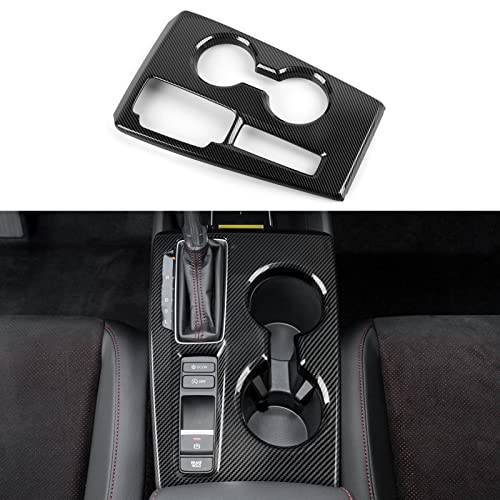 BRMYL Car Gear Shift Panel Cover Decals for 2022 2023 2024 2025 Honda Civic 11th Gen Accessories ABS Carbon Fiber Interior Stickers, Only for Automatic Shifter