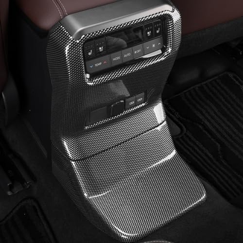 SFWAYA Rear air Conditioning Kick Plate for 2024 2025 Toyota Land Cruiser 250 1958 Prado LC250 J250 Interior air Vent Button Decorative Cover Modification Accessories