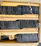 Dustpan Bench Woodworking Brush-USA 13 inch Horsehair Brushes are Used for Counter, Furniture, Drafting, Patio, Fireplace Cleaning, Shop Brush, Leather Tie, Woodworking Tool & Accessories