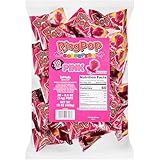 Ring Pop Individually Wrapped Pink Strawberry 30 Count Bulk Lollipop Pack – Strawberry Flavored Lollipop Suckers for Kids - Fun Candy Bulk for Gender Reveal Parties, Bachelorettes, & Party Favors