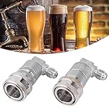 Ball Lock Disconnect, Gas & Liquid Keg Fittings Beer Quick Connector Stainless Steel Beer Keg Coupler