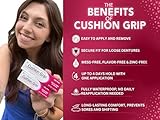 Cushion Grip Thermoplastic Denture Adhesive, 1 oz - Get a Snug, Secure Fit for Upper and Lower Dentures and Partials | Non-Glue Adhesive, Acts Like a Soft Reline (Pack of 12)