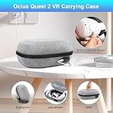 Compatible with Quest 2 Accessories, for Quest 2 Head Strap, for Quest 2 case,VR Face Cover, VR Shell Cover, Controller Grips Cover, Protective Joystick Cover,VR Lens Cover Protector for Quest 2