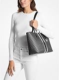 Michael Kors Sheila Large Signature Logo Tote Bag (Black Signature)