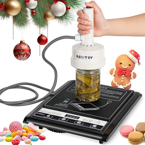 NEWTRY 20-100MM Induction Sealer 800W-1200W Handheld Heat Sealing Machine Electromagnetic Bottle Cap Sealer for Plastic Glass Bottle Cap (110V)