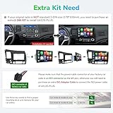 Eonon 10.1'' Double Din Car Stereo, Android 13 Octa Core 6GB+64GB, Wireless CarPlay & Android Auto, QLED Touchscreen Car Radio with 4G LTE, DSP, Bluetooth, HDMI - UA12S-PLUS