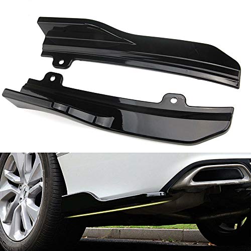 SZFKACCESS For Honda Accord 2018 2019 2020 Black Car Rear Bumper Skirt Spoiler Lip Side Wing Trim