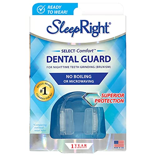 SleepRight® Select No-Boil Dental Guard – Sleeping Teeth Guard – Mouth Guard To Prevent Teeth Grinding