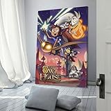 The Owl House Anime Posters Classic American Cartoon Aesthetic Poster Poster Decorative Painting Canvas Wall Art Living Room Posters Bedroom Painting 12x18inch(30x45cm)