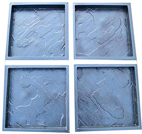 SvitMolds Sold Set 4 pcs Plastic MOLDS Casting Concrete Paving Garden Path Pavement Stone Patio #S28