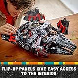 LEGO Star Wars The Dark Falcon Buildable Starship, Star Wars Toy Vehicle Set for Boys and Girls, Collectible Millenium Falcon Toy with 6 Star Wars Minifigures, Birthday Gift for Kids or Any Fan, 75389