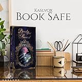 Hidden Safe Book Safe with Combination Lock - Diversion Safe, Secret Storage, Fake Book Box, Small Safe Box for Cash and Money - Book Safe Lock Box - Hidden Safes in Plain Sight (Beauty Beast) (Large)