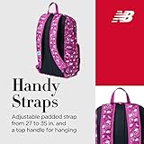 New Balance Backpack, Core Performance Daypack Small Hiking Bag, Pink, One Size