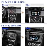 for Scion FR-S Radio Upgrade 2013-2016,tC 2005-2016,xB 2004-2015,QLED Touch Screen Stereo,Carplay Android Auto Ready,Keep OEM Steering Wheel Control,Back Camera Included