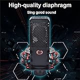 GGGUOJINN Professional Microphone Condenser Microphone Kit, Wired Mikrofon for Computer Microfone, for Recording