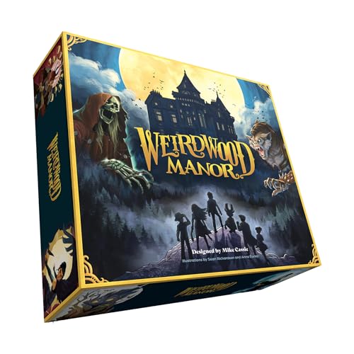 Greyridge Games | Weirdwood Manor |Cooperative Board Game of Adventure & Strategy | Battle Monsters in The Manor | Ages 12+ | 1-5 Players | 90-120 Minutes