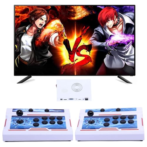 GWALSNTH 32000 in 1 Wireless Pandora Box Bluetooth Arcade Games Console,1280X720 Display,3D Games,Search/Save/Hide/Pause Games,1-4 Players